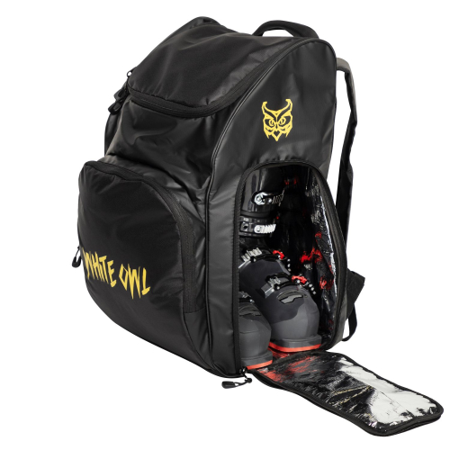 Сумка-рюкзак для ботинок беговых лыж White Owl, 50х35х23 см, черный, черный
