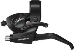 Переключатель комбинированный Shimano Tourney EF41, лев, 3ск, тр. 1800мм, черный, черный Переключатель комбинированный Shimano Tourney EF41, лев, 3ск, тр. 1800мм, черный, черный