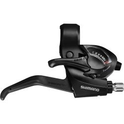 Шифтер Shimano Tourney ST-EF41-7R, 7 скоростей, правый, с ручкой тормоза V-Brake, 2-8122, черный Шифтер Shimano Tourney ST-EF41-7R, 7 скоростей, правый, с ручкой тормоза V-Brake, 2-8122, черный
