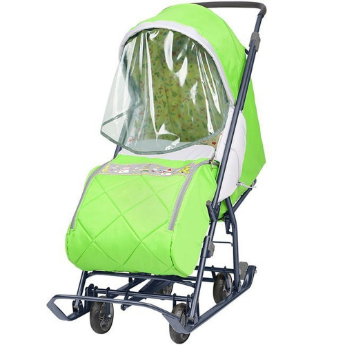 Санки-коляска Нашидетки зеленый НДТ3/1