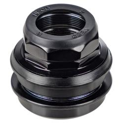 Рулевая колонка Neco H118, ZS44, 1 1/8"(резьб.), алюм.чашки, картр.подшипники, черный Рулевая колонка Neco H118, ZS44, 1 1/8"(резьб.), алюм.чашки, картр.подшипники, черный