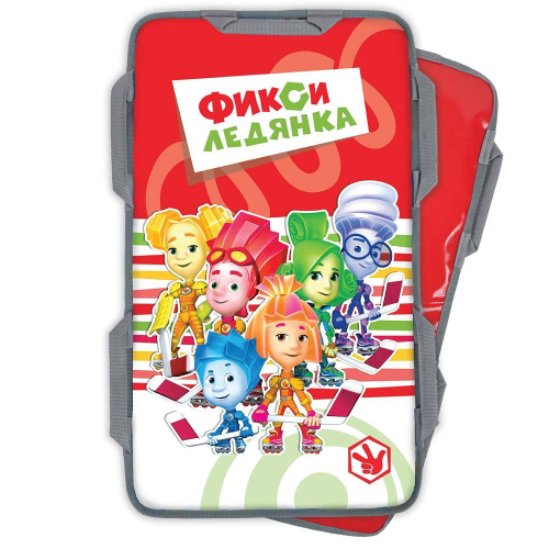 Ледянка НИКА мягкая прямоугольная принтованная для двоих, красный