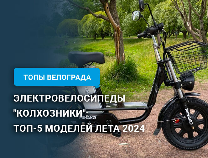 Электровелосипеды "колхозники": ТОП-5 моделей лета 2024