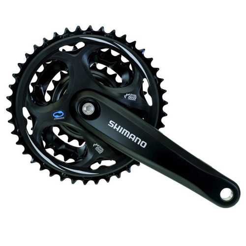 Система Shimano Altus M311, 175мм, кв, 42/32/22T, защ, черн,