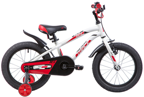 Велосипед NOVATRACK PRIME 16" (2019), рама 10.5" (98-110 см), белый