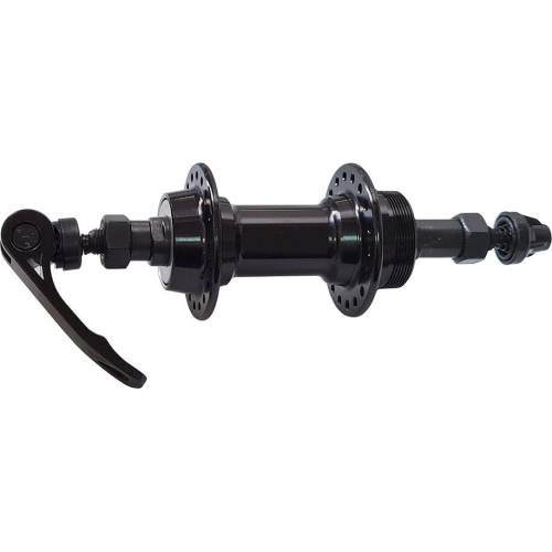 Втулка задняя MY-601RQ 36Hx135x145, 7 скоростей, черная, алюминий, с эксцентриком