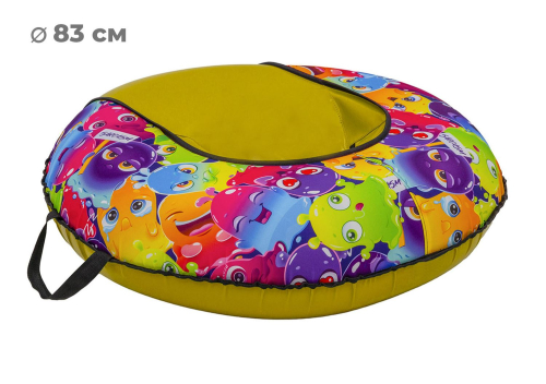 Тюбинг 83см ОКСФОРД SLIME Comfort, желтый