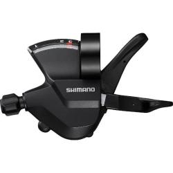 Шифтер Shimano Altus SL-M315-L Rapidfire Plus, 3 скорости, левый, с тросиком, 2-8049, черный Шифтер Shimano Altus SL-M315-L Rapidfire Plus, 3 скорости, левый, с тросиком, 2-8049, черный
