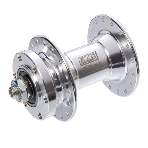 Втулка STG B10 задняя под трещотку под диск 6 болт. 36 спиц, серебристый