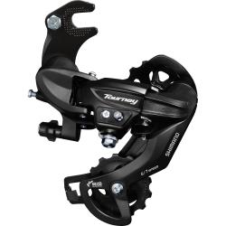 Задний переключатель Shimano Tourney RD-TY300B, 6-7ск. крюк средний, черный, крепление на ось, 2-6001 Задний переключатель Shimano Tourney RD-TY300B, 6-7ск. крюк средний, черный, крепление на ось, 2-6001