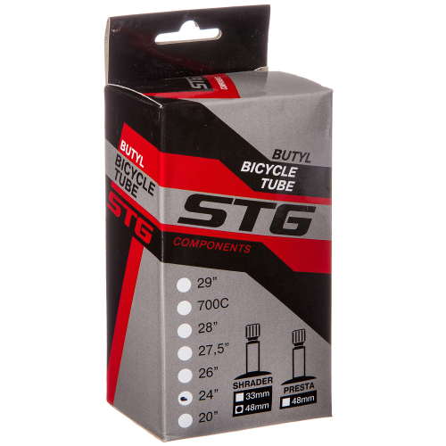 Камера велосипедная STG бутил 24"Х1,95" / 2,125" автонип. 48мм