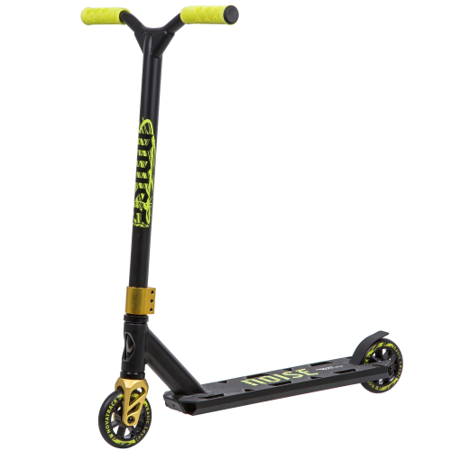 Самокат трюковой NOVATRACK NOICE 110 PRO BL (2019), лимонный