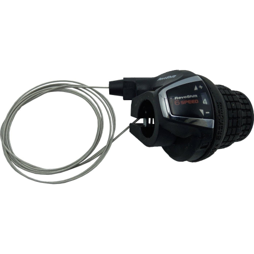 Шифтер Shimano Tourney RS35 Revoshift, правый, 6 скоростей, ASLRS35R6AP, 2-8129, черный