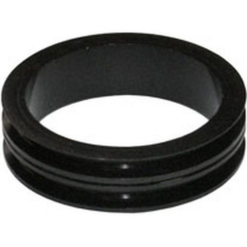 Кольцо проставочное Neco SPACER-R 1-1/8"х10мм черное, алюм. полированное