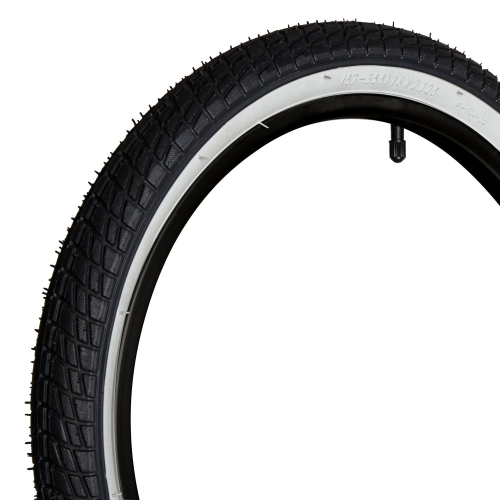 Покрышка PONELY P704 18”*2.125 с белой лентой