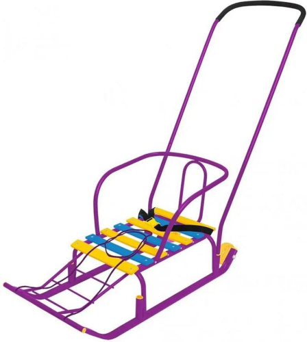 Санки детские Ника "Тимка 5 комфорт", Т5К, сиреневый