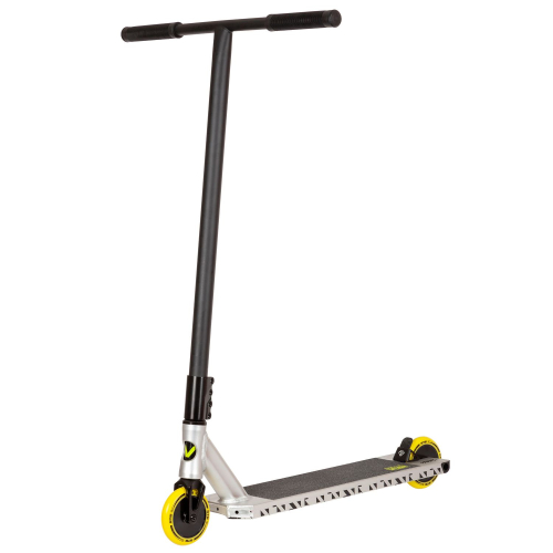 Самокат трюковой NOVATRACK PIXEL'90 (2022), серебристый