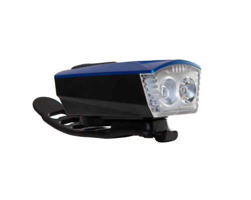 Фонарь передний STG FL1593 с элетросигналом 120 ДБ 300lm 1800 mAH синий