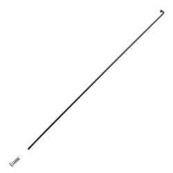 Спицы 14G 228mm с ниппелями, чёрный (набор 100 шт) Спицы 14G 228mm с ниппелями, чёрный (набор 100 шт)