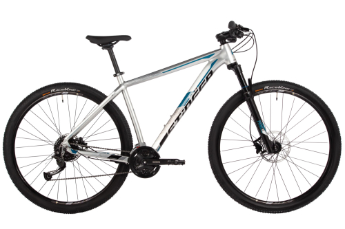 Велосипед Stinger Reload STD 45 Silver Edition 29 (2025), рама 22" (185-195 см), серебристый