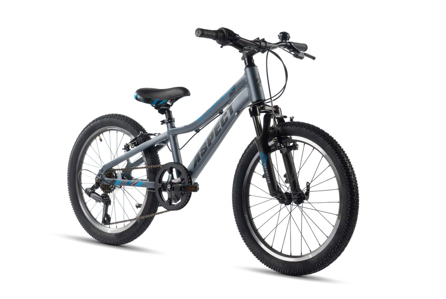 Велосипед Aspect CHAMPION 20" (2022) (110-130 см), серый