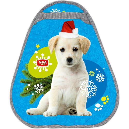 Ледянка НИКА мягкая грушевидная с рисунком, щенок