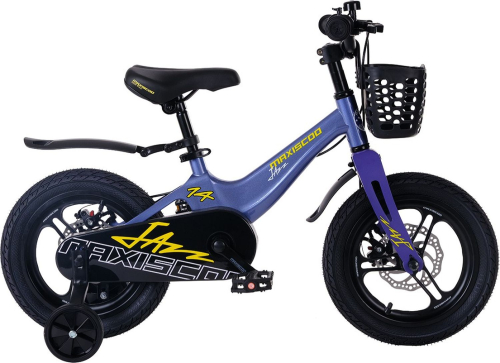 Велосипед Maxiscoo Jazz Pro 14" (2024) (98-110 см), синий