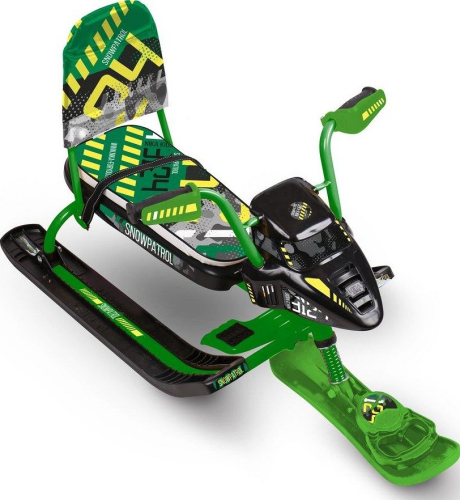 Снегокат Nika Kids "Snowpatrol", СНД2/SP3, зеленый