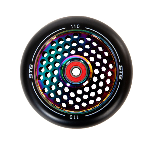 Колесо для трюкового самоката 110 мм с алюминиевым ободом, ABEC-11