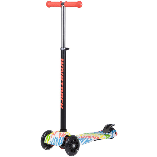 Самокат-кикборд Novatrack Rainbow Graffiti (2018)