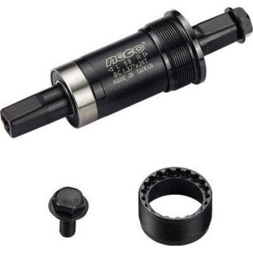 Каретка Neco B910 под квадрат, BSA 1.37"x24T, R/L, 68/127.5 мм