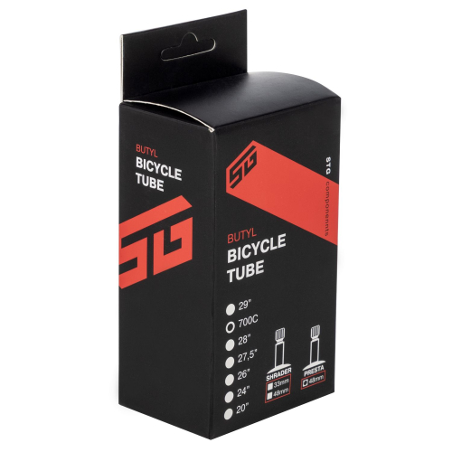 Камера велосипедная STG, 700Сx35/45с, бутил, велониппель 48 мм