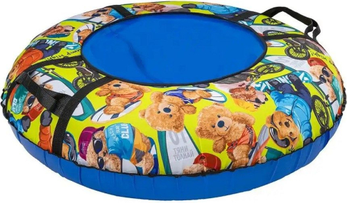Тюбинг-ватрушка Тяни-Толкай 73см ОКСФОРД BEAR (С камерой), ТТ.002VR8