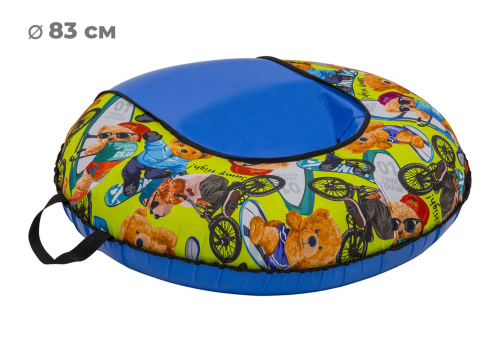 Тюбинг 83см ОКСФОРД BEAR Comfort, голубой