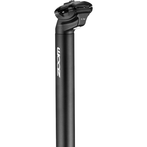 Штырь подседельный Zoom SP-C212 алюм, D:25,4 х L:400мм, 1 болт, смещение 13мм, черный