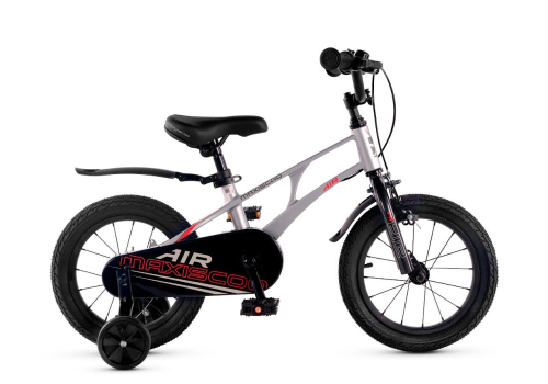 Велосипед Maxiscoo Air Стандарт 14 (2025) (98-110 см), серый