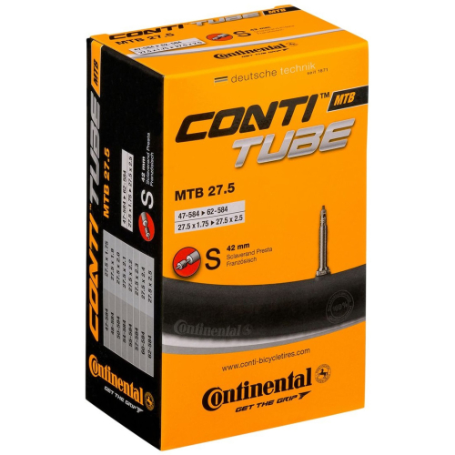 Камера Continental MTB 27.5, ниппель спорт 42мм, 1.75-2.40, 47-584-62-584, 02-0182311