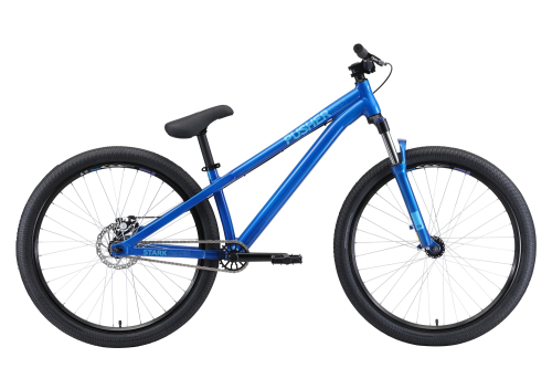 Велосипед Stark Pusher-1 Single Speed (2020), рама S (155-165 см), голубой