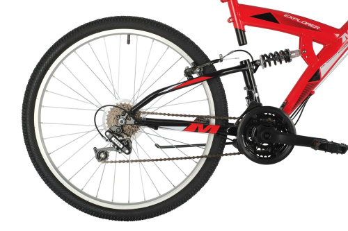 Велосипед MIKADO EXPLORER 26" (2021), рама 18" (165-175 см), красный