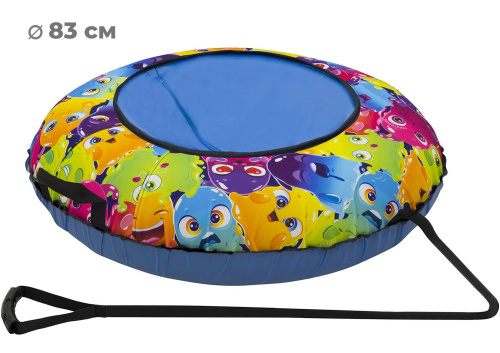 Тюбинг 65см ОКСФОРД SLIME, синий