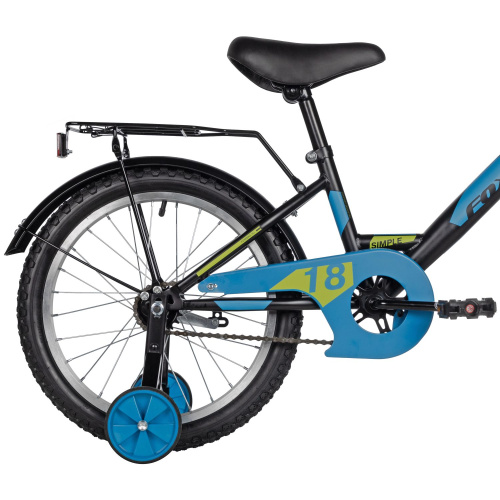 Велосипед Foxx Simple 18 (2025) (110-130 см), черный