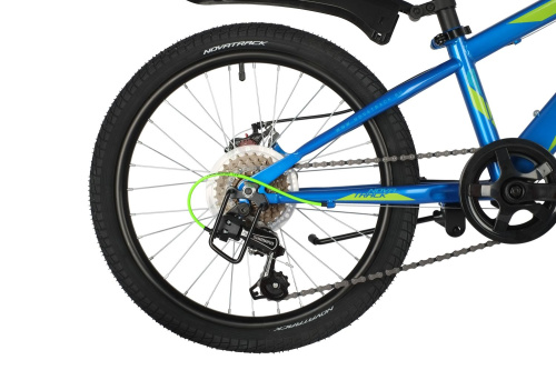 Велосипед NOVATRACK POINTER Disc 20" (2021) (110-130 см), синий