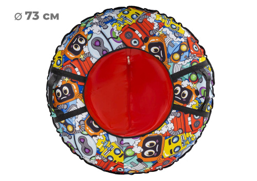 Тюбинг 73см ОКСФОРД ROBOT, красный