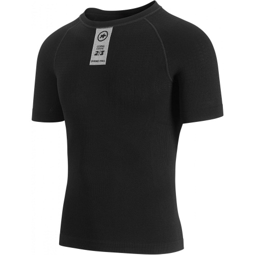 Термомайка с коротким рукавом Assos Skinfoil Spring Fall SS Base Layer, черный