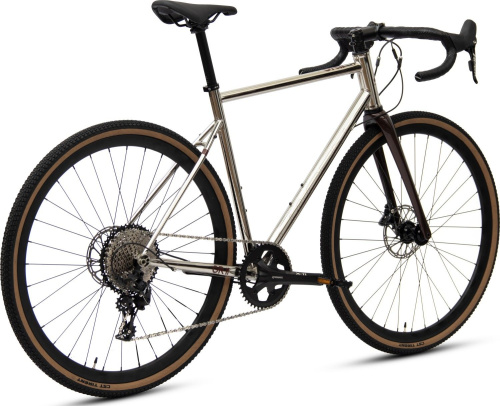 Велосипед Hagen Cr-Mo GR11 Apex 700c (2024), рама L (175-185 см), серебристый