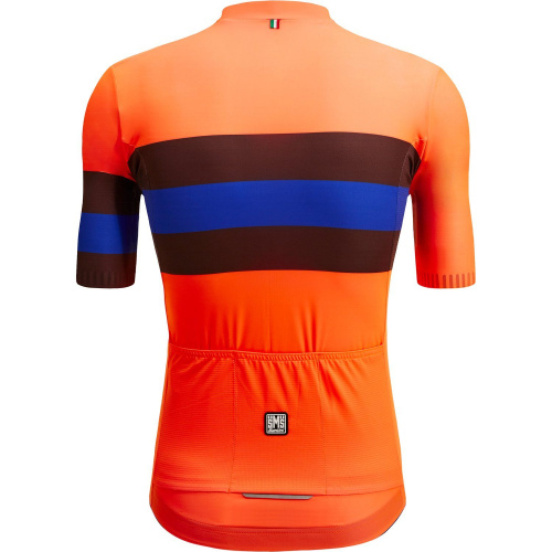 Веломайка Santini Eco Sleek Bengal SS Cycling Jersey, оранжевый