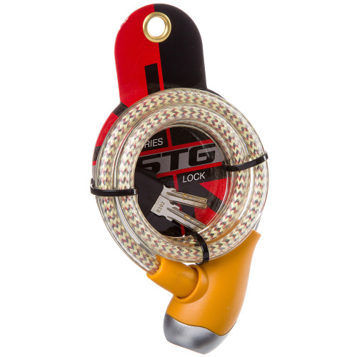 Велозамок STG TY560-1 на ключе 10мм х 100см