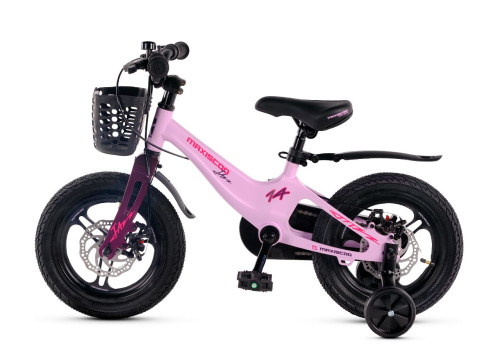 Велосипед Maxiscoo Jazz Pro 14 (2025) (98-110 см), фиолетовый