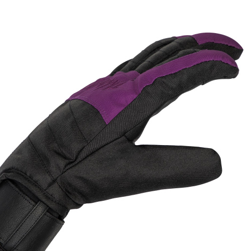 Перчатки горнолыжные White Owl Pro Gloves Wmns, женские, черный-пурпурный