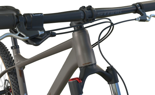 Велосипед Stark Hunter 27.1 HD (2025), рама 19" (175-185 см), серый